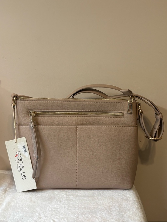Isabella Handbags - Isabelle Los Angeles Vegan Leather Blush Pink Shoulder/Crossbody Bag NWT
